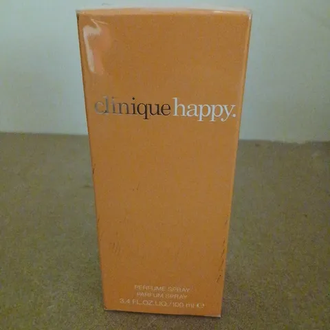 BOXED AND SEALED CLINIQUE HAPPY PERFUME SPRAY 100ML