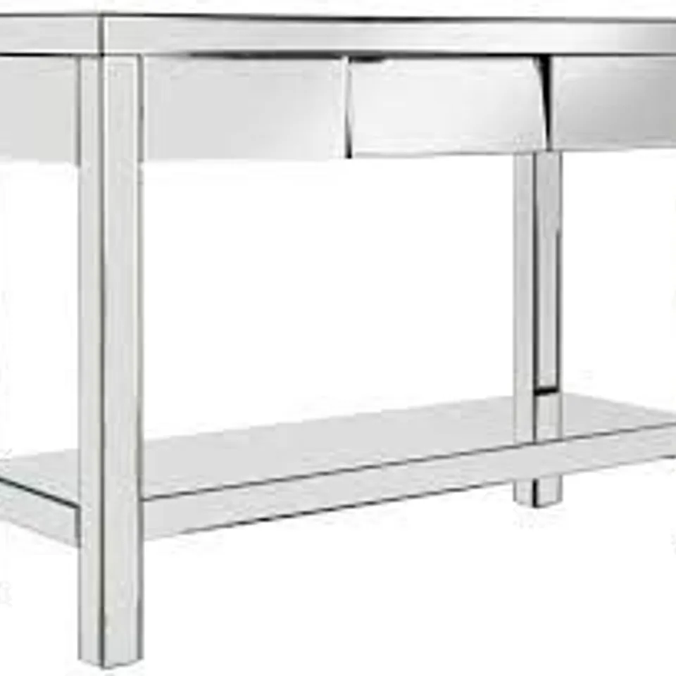 BOXED MONTE CARLO MIRRORED CONSOLE TABLE (1 BOX) RRP £358