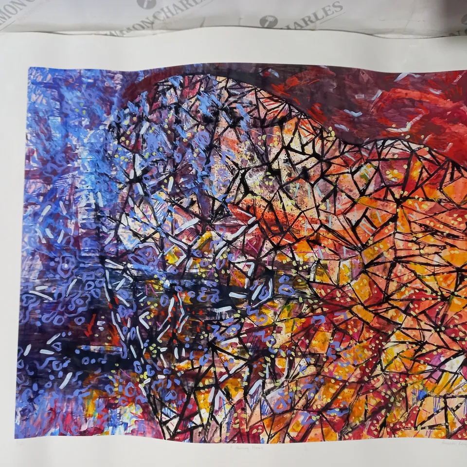ANUSHKA KEMPKEN SIGNED LIMITED EDITION (6/22) "A BURNING HEART" ART PRINT