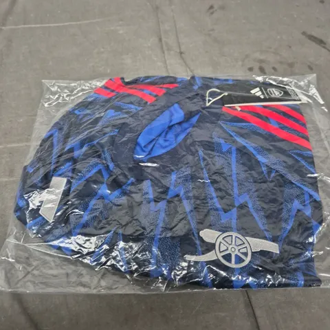 ARSENAL FOOTBALL JERSEY – BLUE/BLACK WITH RED GRAPHICS – USA 2XL