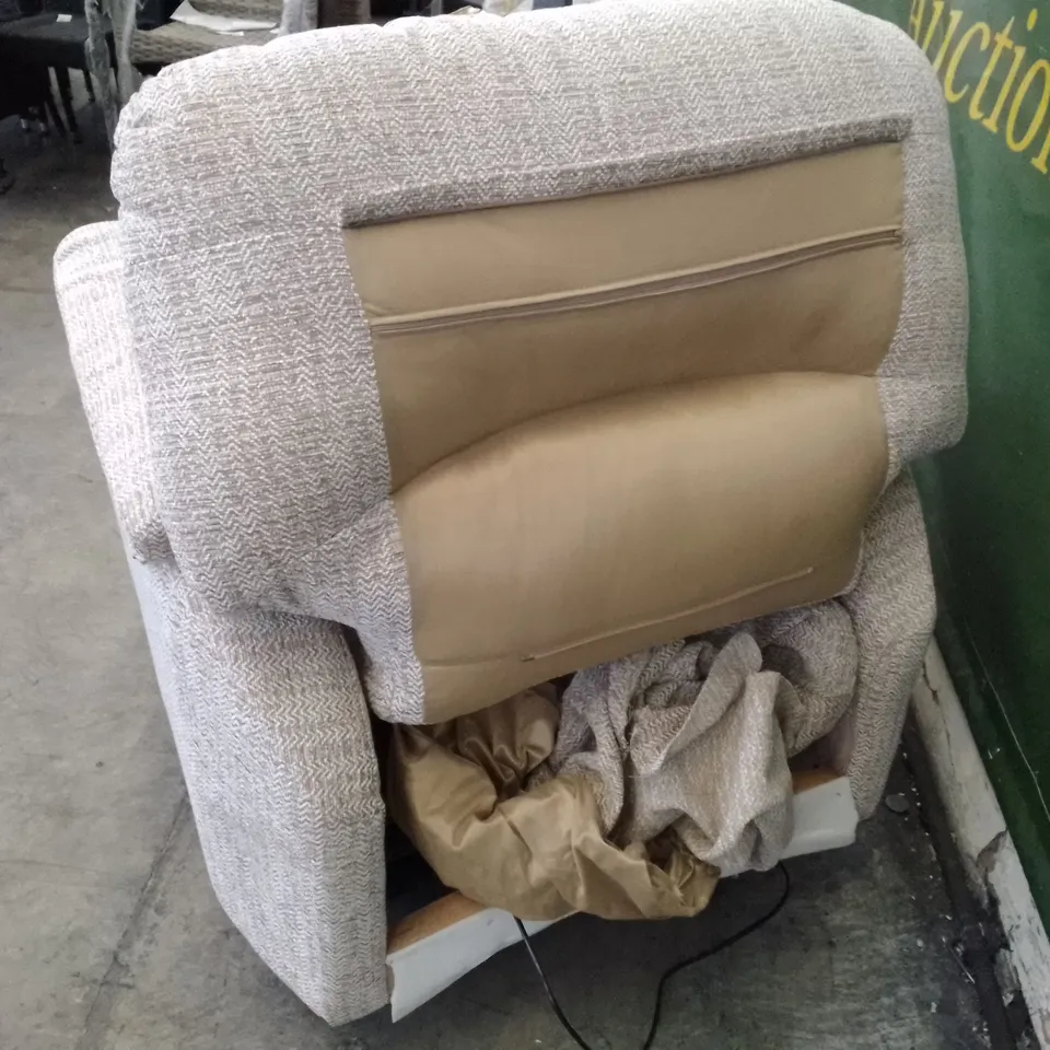 QUALITY DESIGNER G-PLAN CHLOE C SMALL ELECTRIC RECLINER CHAIR - ALFORD SAND FABRIC