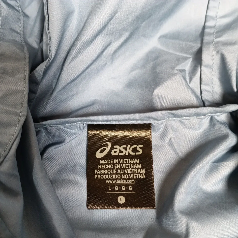 ASICS WINDBREAKER JACKET – ZIP FRONT, SIZE L