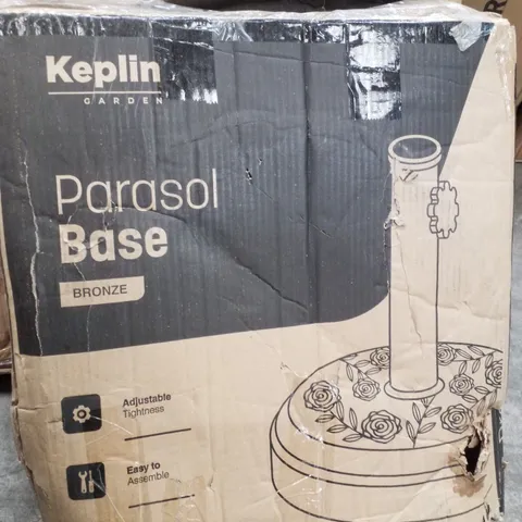 BOXED KEPLIN PARASOL BASE - BRONZE 20KG