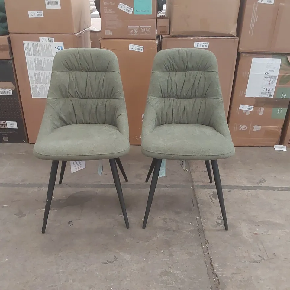 PAIR OF SHANKAR UPHOLSTERED DINING CHAIRS
