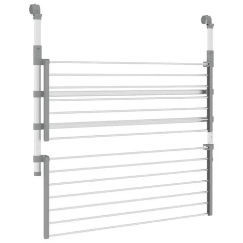 BOXED ALUMINIUM WALL MOUNTED DRYING RACK