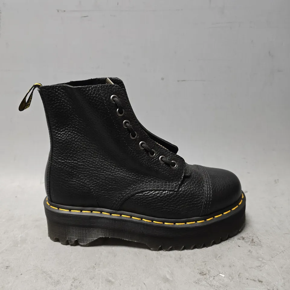 DR MARTENS HIGH TOP BROWN BOOTS - SIZE UNSPECIFIED 