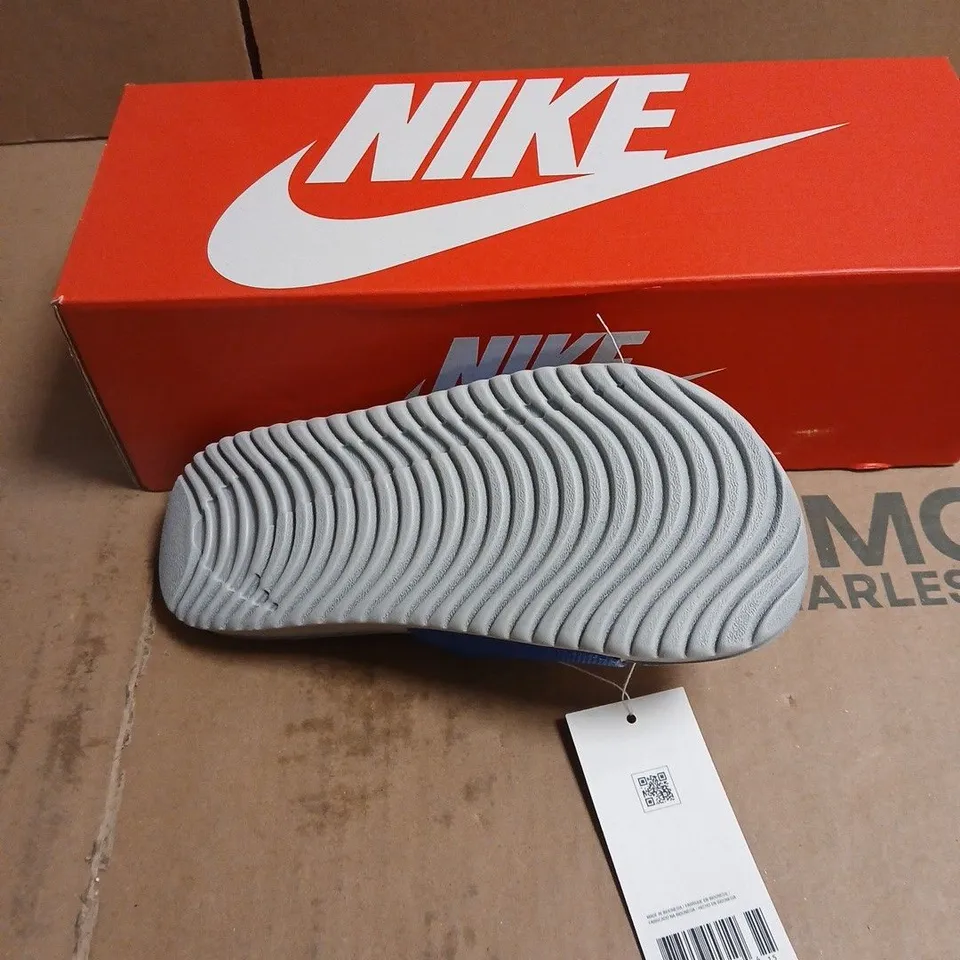 NIKE BLUE KAWA SLIDES KIDS SIZE 13.5 BOXED