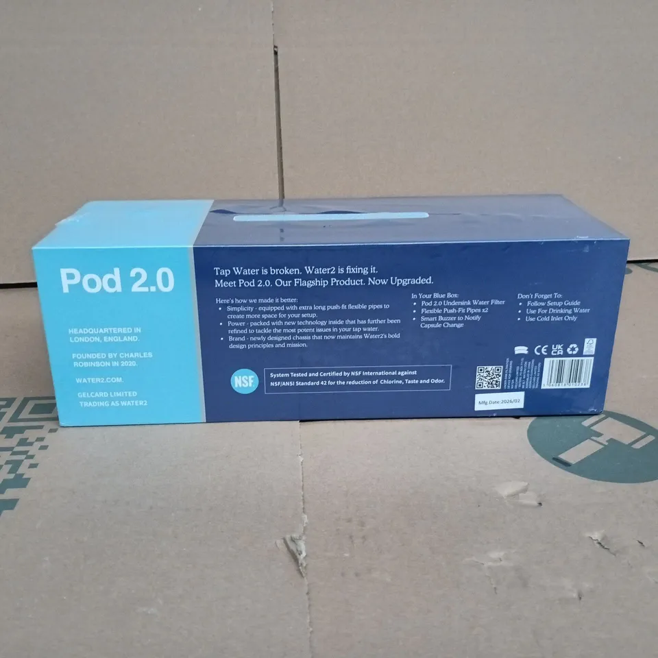 WATER2 POD 2.0 FILTER SEALED