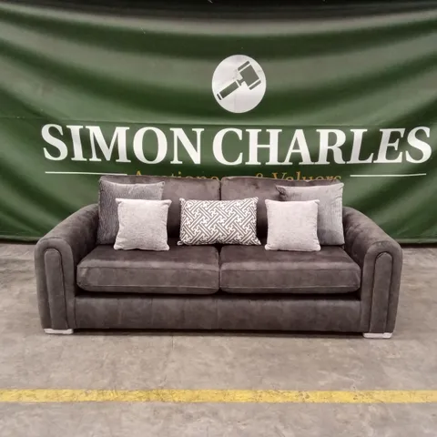 AMARA 3 SEATER SOFA - CHARCOAL