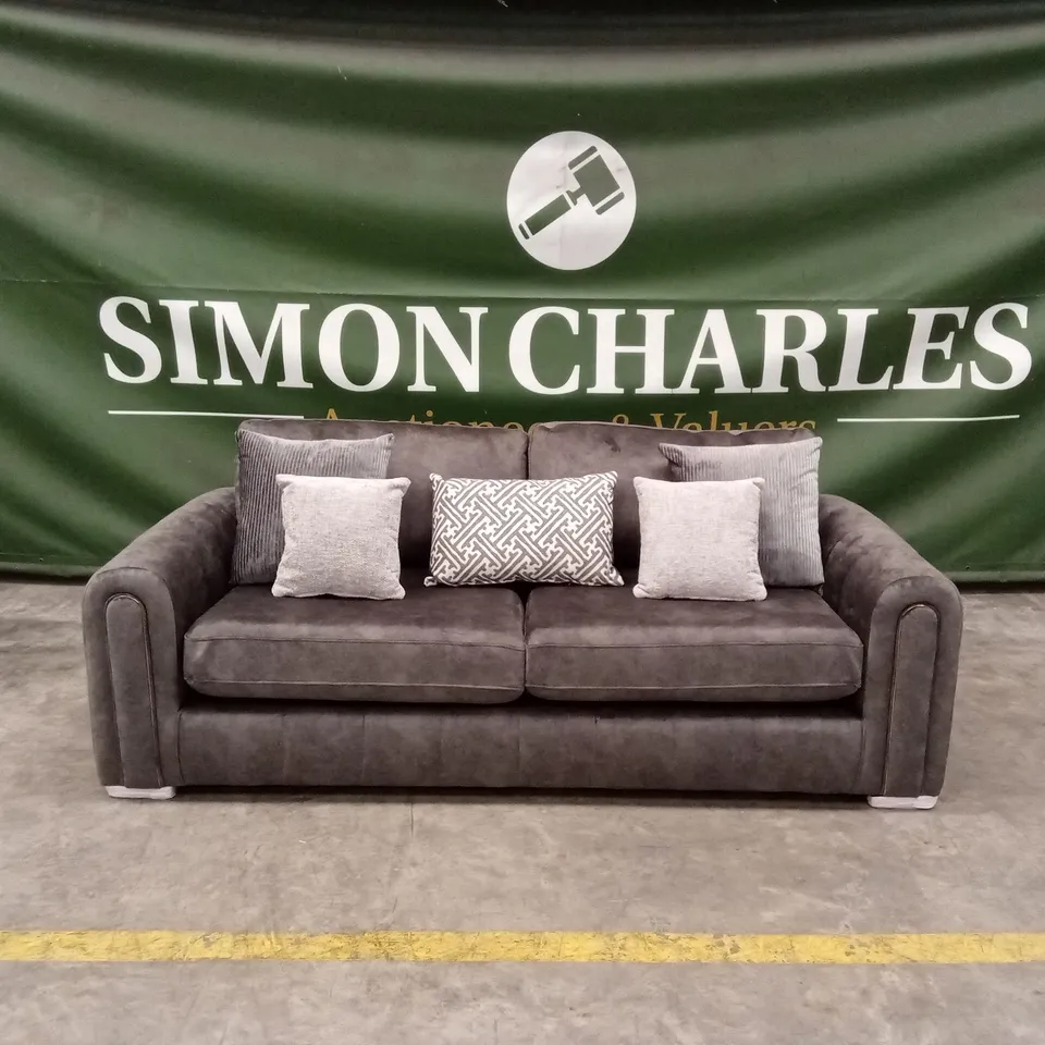 AMARA 3 SEATER SOFA - CHARCOAL RRP £1249