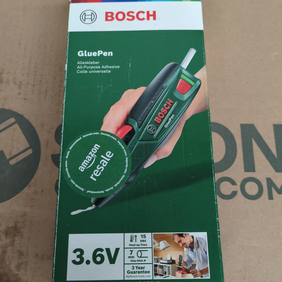 BOSCH GLUEPEN ALL-PURPOSE ADHESIVE GUN, 3.6V