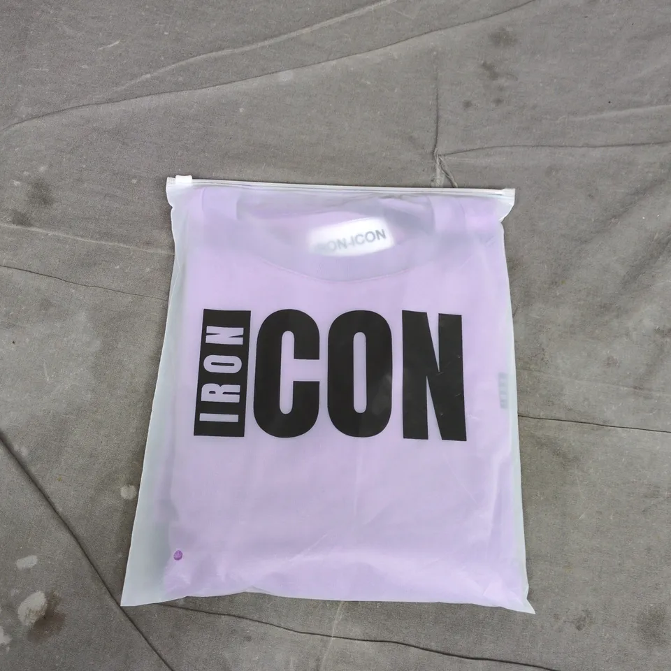 IRON ICON PURPLE T‑SHIRT SIZE M