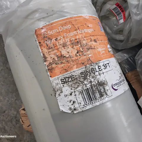 BAGGED & ROLLED 3' SINGLE LAURIE HOUSE MATTRESS 
