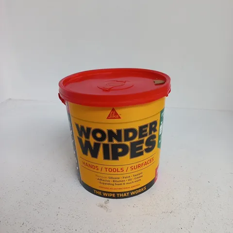 SIKA WONDER WIPES – COMPACT TUB, 500 WIPES (HANDS/TOOLS/SURFACES)