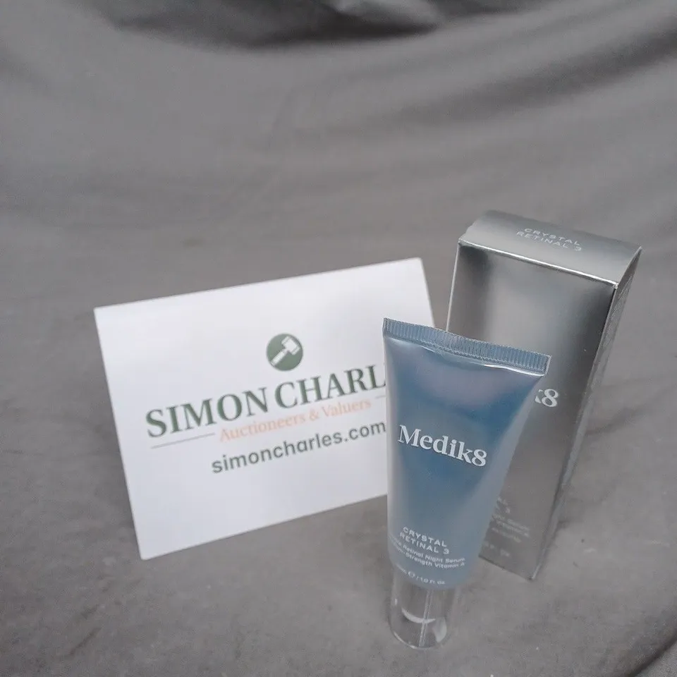 boxed Medik8 Crystal Retinol 3 Night Serum 30ml