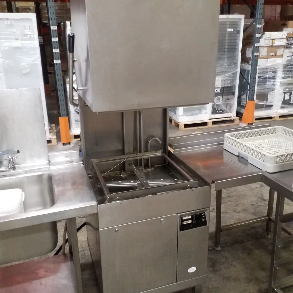 HOBART COMMERCIAL PASS THROUGH DISHWASHER STATION