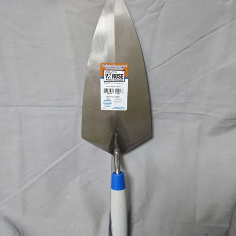 W.ROSE KRAFT TOOL RO110-12SH MASONRY TROWEL – 12IN BLADE, SOFT GRIP HANDLE