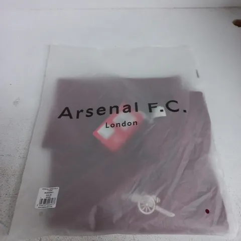 ARSENAL F.C. LONDON MAROON T-SHIRT – UK SIZE L