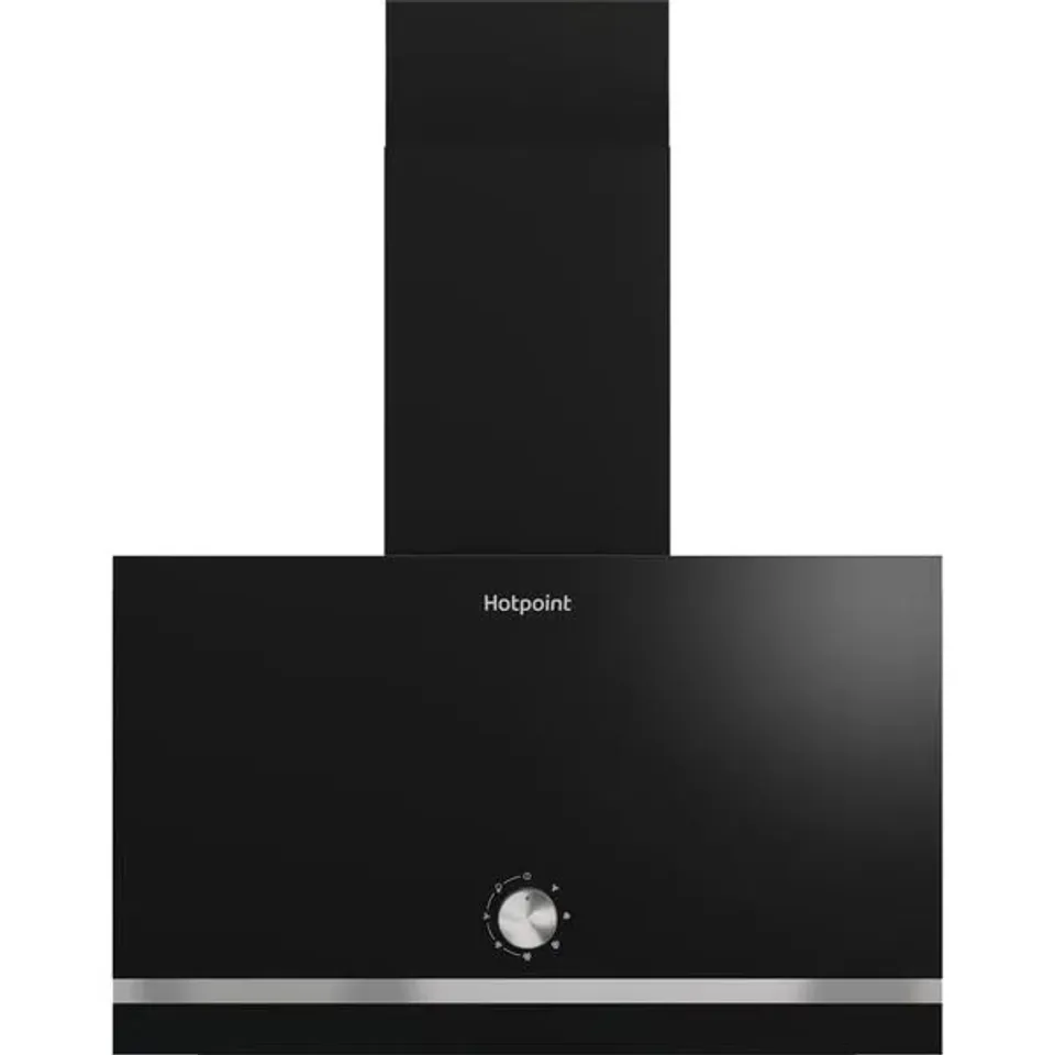 BOXED HOTPOINT 60CM CHIMNEY COOKER HOOD