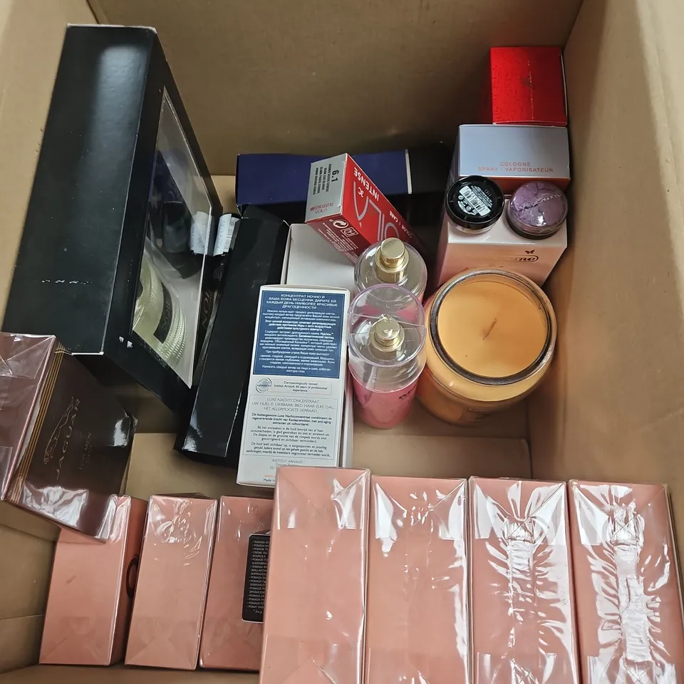 BOX OF APPROXIMATELY 15 ASSORTED COSMETIC ITEMS TO INCLUDE - JOJO SIWA BE YOU - BRUT AFTER SHAVE - ELLE EAU DE PARFUM - ETC - COLLECTION ONLY