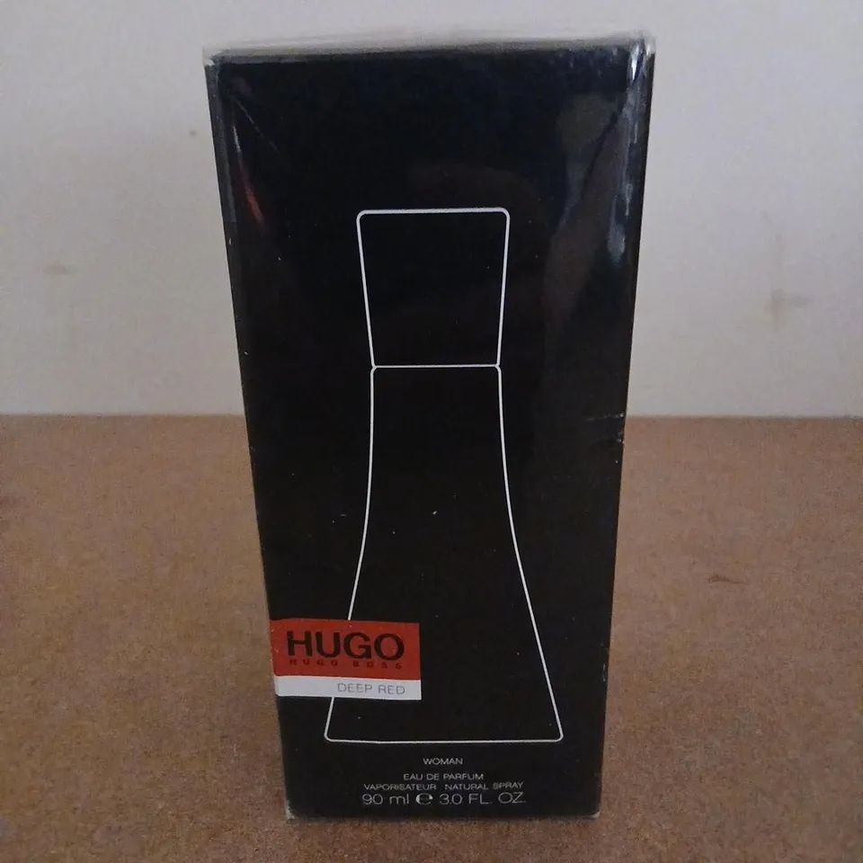BOXED AND SEALED HUGO BOSS HUGO DEEP RED EAU DE PARFUM SPRAY 90ML 