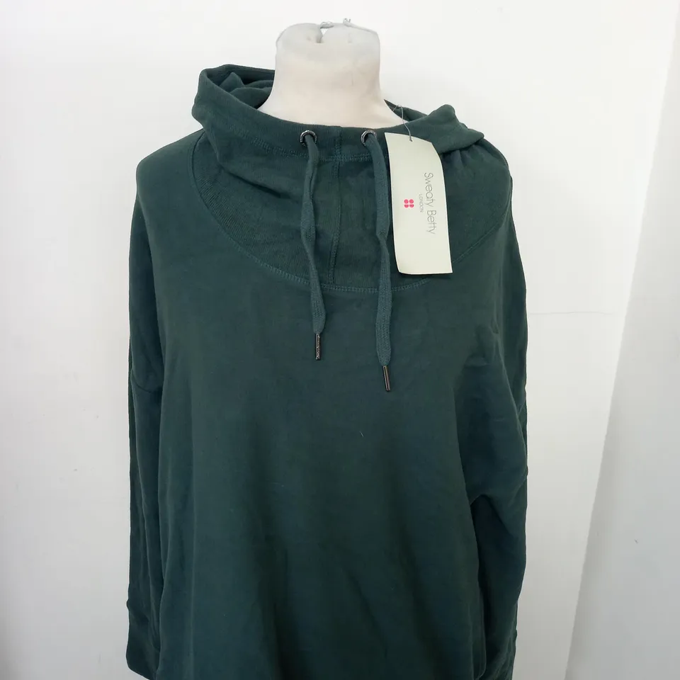 SWEATY BETTY ESCAPE LUXE FLEECE HOODY SIZE 