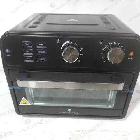 BOXED COOK'S ESSENTIAL 21-LITRE AIRFRYER OVEN IN BLACK