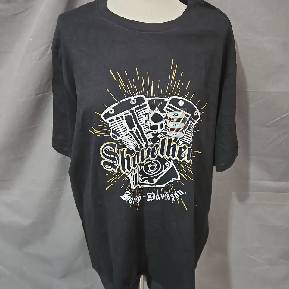 HARLEY DAVIDSON CENTRAL TEXAS ROUND ROCK TSHIRT IN BLACK SIZE 2XL
