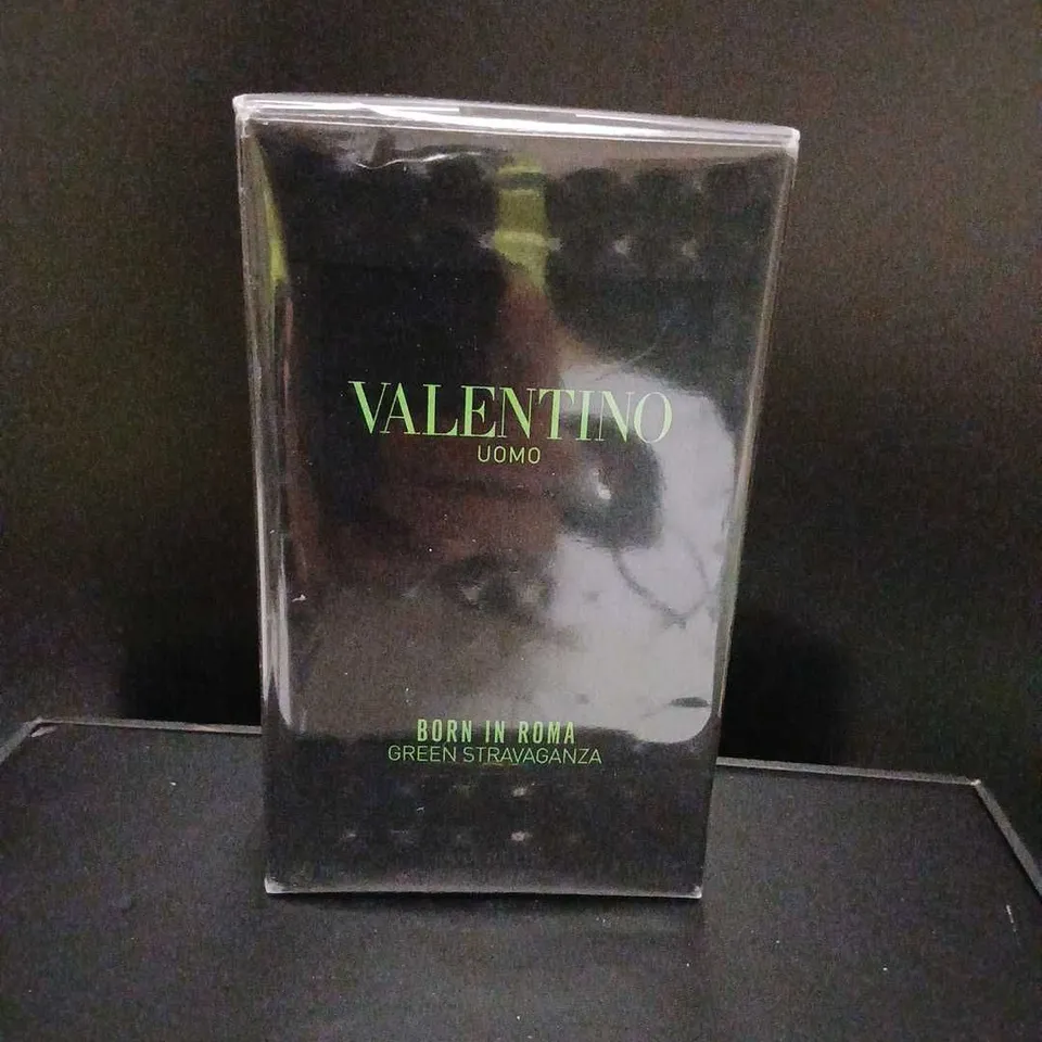 BOXED AND SEALED VALENTINO UOMO BORN IN ROMA GREEN STRAVAGANZA EAU DE TOILETTE 50ML