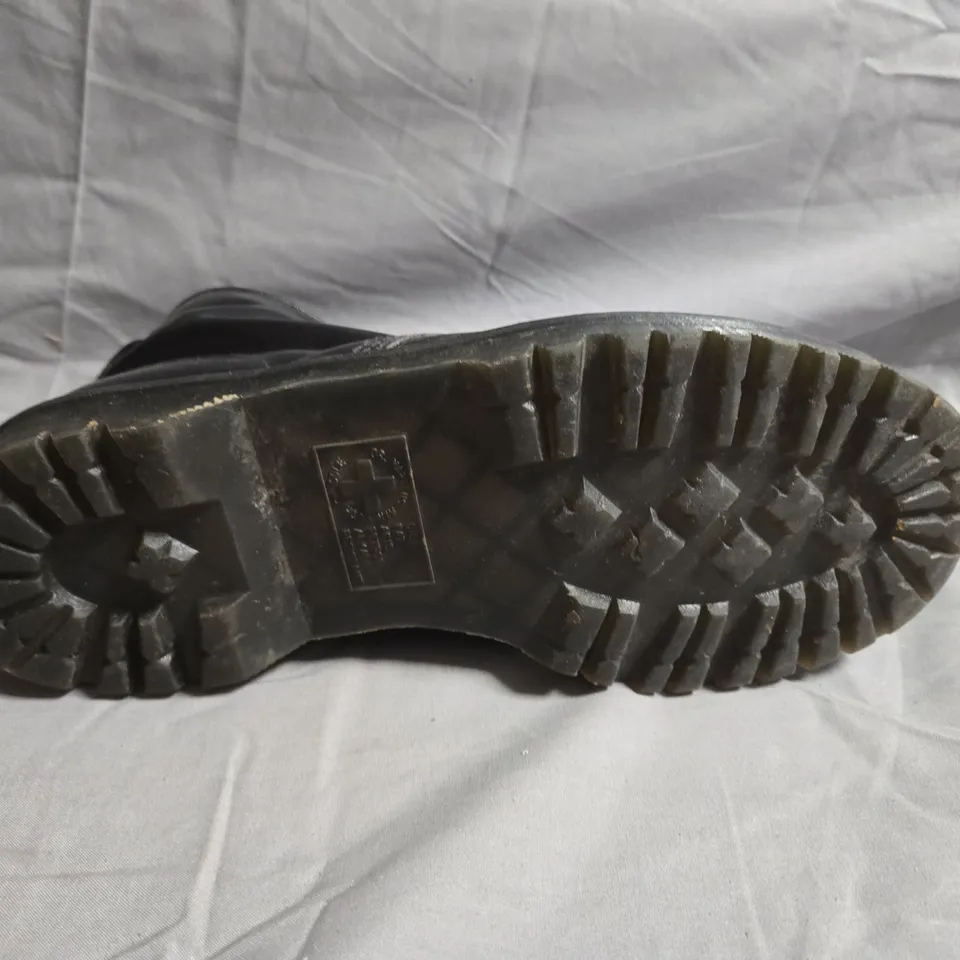 BOXED PAIR OF DR.MARTENS CAMO BOOTS - UK SIZE UNSPECIFIED