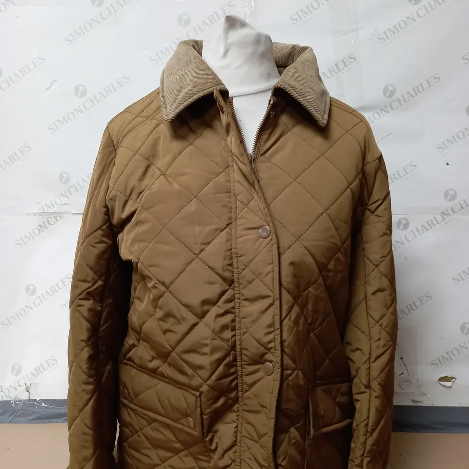 CENTIGRADE QUILTED JACKET IN MUSHROOM SIZE LARGE
