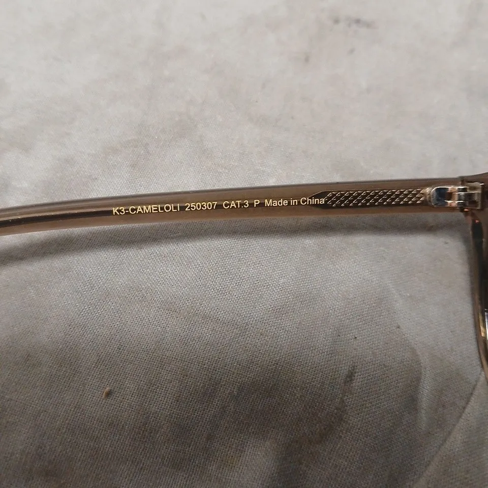 MELLER ROUND SUNGLASSES – BROWN TORTOISESHELL FRAME, BOXED