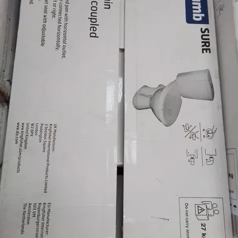 BOXED PLUMBSURE BODMIN CLOSE COUPLED TOILET