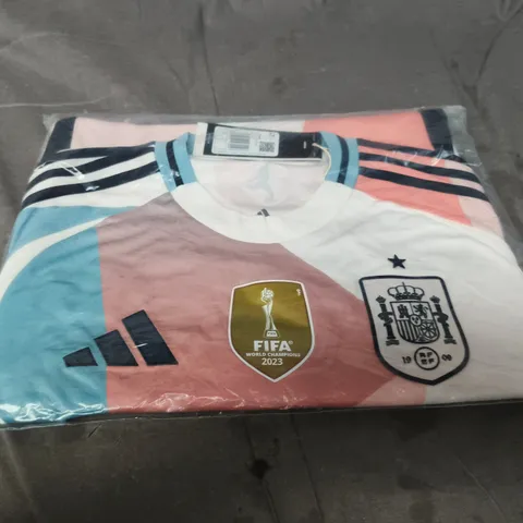 ADIDAS SPAIN NATIONAL TEAM FOOTBALL SHIRT – FIFA WORLD CHAMPIONS 2023 (REPLICA) - SIZE M