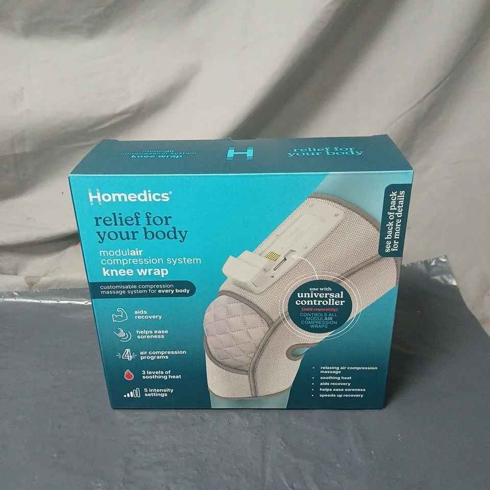HOMEDICS KNEE WRAP – RELIEF FOR YOUR BODY MODULAR COMPRESSION SYSTEM