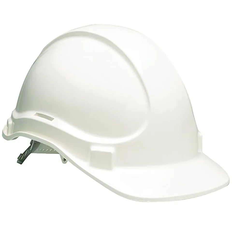 APPROXIMATELY 10 BRAND NEW SCOTT SAFETY WHITE 300 ELITE HELMET N/VENTED RATCHET