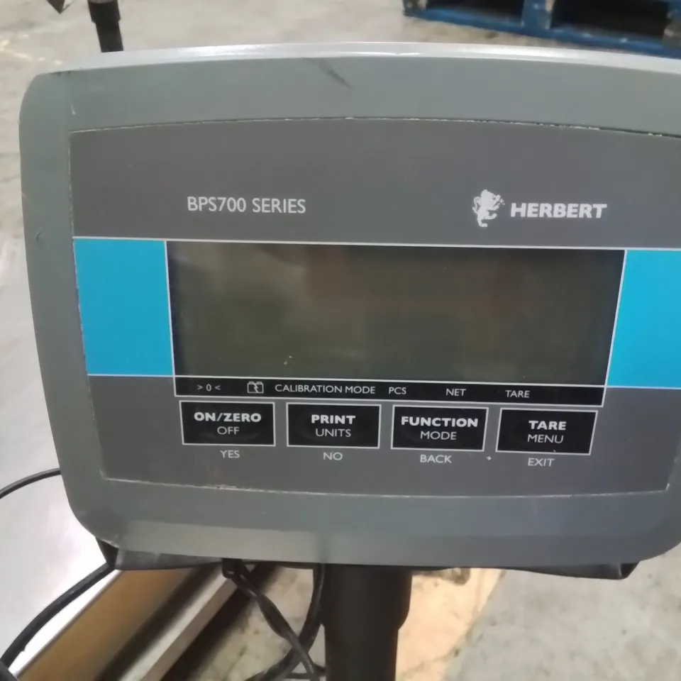 HERBERT COMMERCIAL POSTAL SCALES, PLATFORM SCALE HEAVY DUTY DIGITAL ELECTRONIC COMPUTING INDUSTRIAL WEIGHING