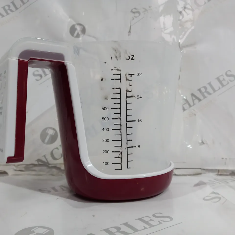 UNBRANDED MEASURING JUG SCALE IN RED 1L