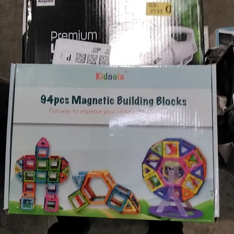 BOXED KIDOOLA 94PCS MAGNETIC BUILDING BLOCKS 