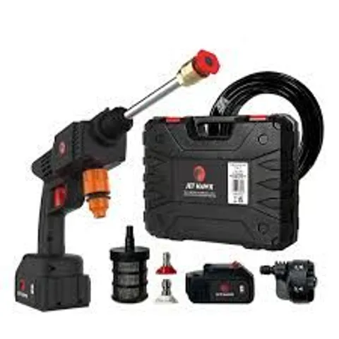 BOXED DREW AND COLE JET HAWK CORDLESS PORTABLE PRESSURE WASHER