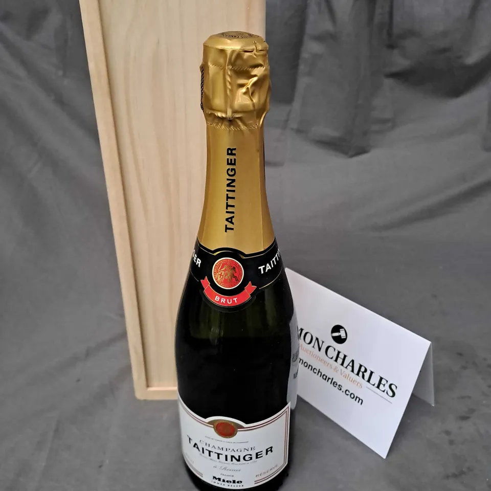 BOXED BRUT TATTINGER CHAMPAGNE 750ML - COLLECTION ONLY 