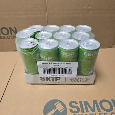 SKIP LIONS MANE CLOUDY APPLE 250ML X12