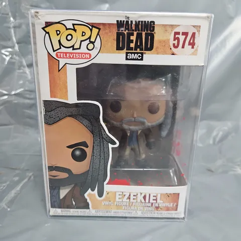 BOXED FUNKO POP TELEVISION WALKING DEAD EZEKIEL - 574
