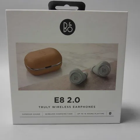 BOXED B&O E8 2.0 TRULY WIRELESS EARBUDS