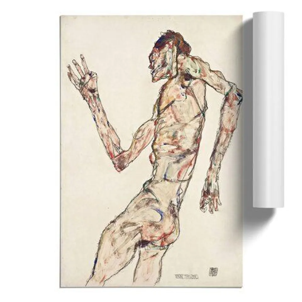 DANCER BY EGON SCHIELE PICTURE