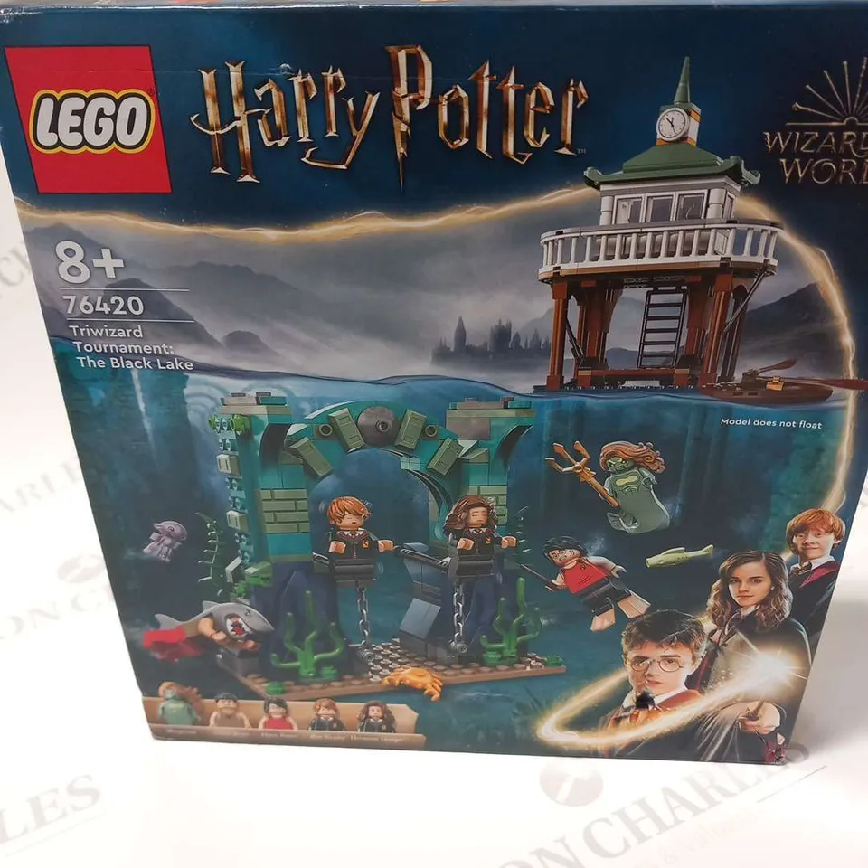 BOXED LEGO HARRY POTTER 76420 TRIWIZARD TOURNAMENT: THE BLACK LAKE