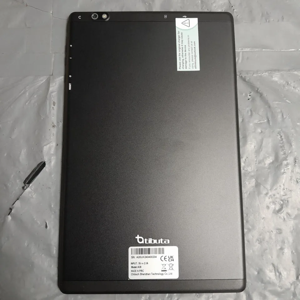BOXED TIBUTA MASTERPAD A20 TABLET