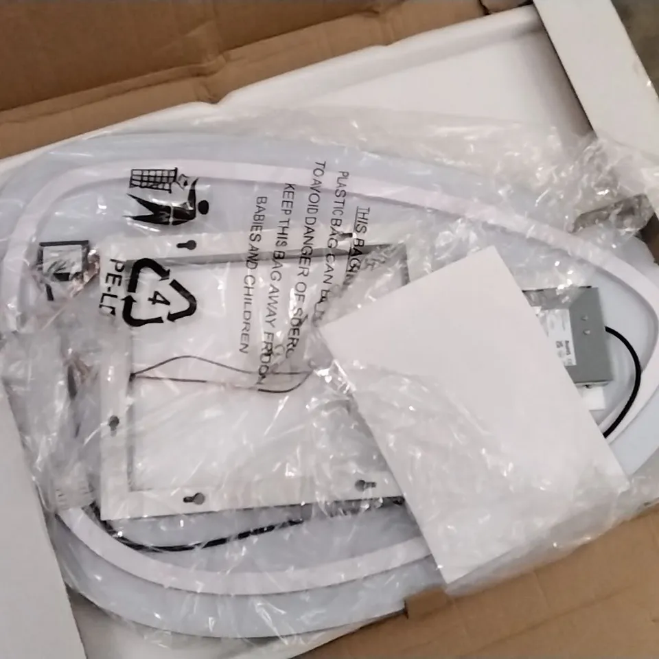 BOXED EGG SHAPED LED MIRROR 