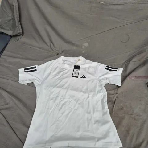 ADIDAS CLUB TEE WHITE, UK XS