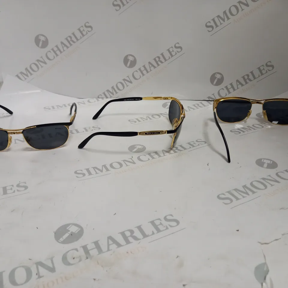 BOX OF APPROX 7 PAIRS OF ROLLING 616 SUNGLASSES.